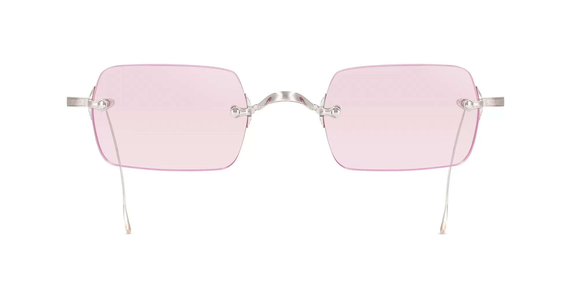 Garrett Leight Mr. Leight Logo-BANZAI S Antique Platinum/Pinkwash