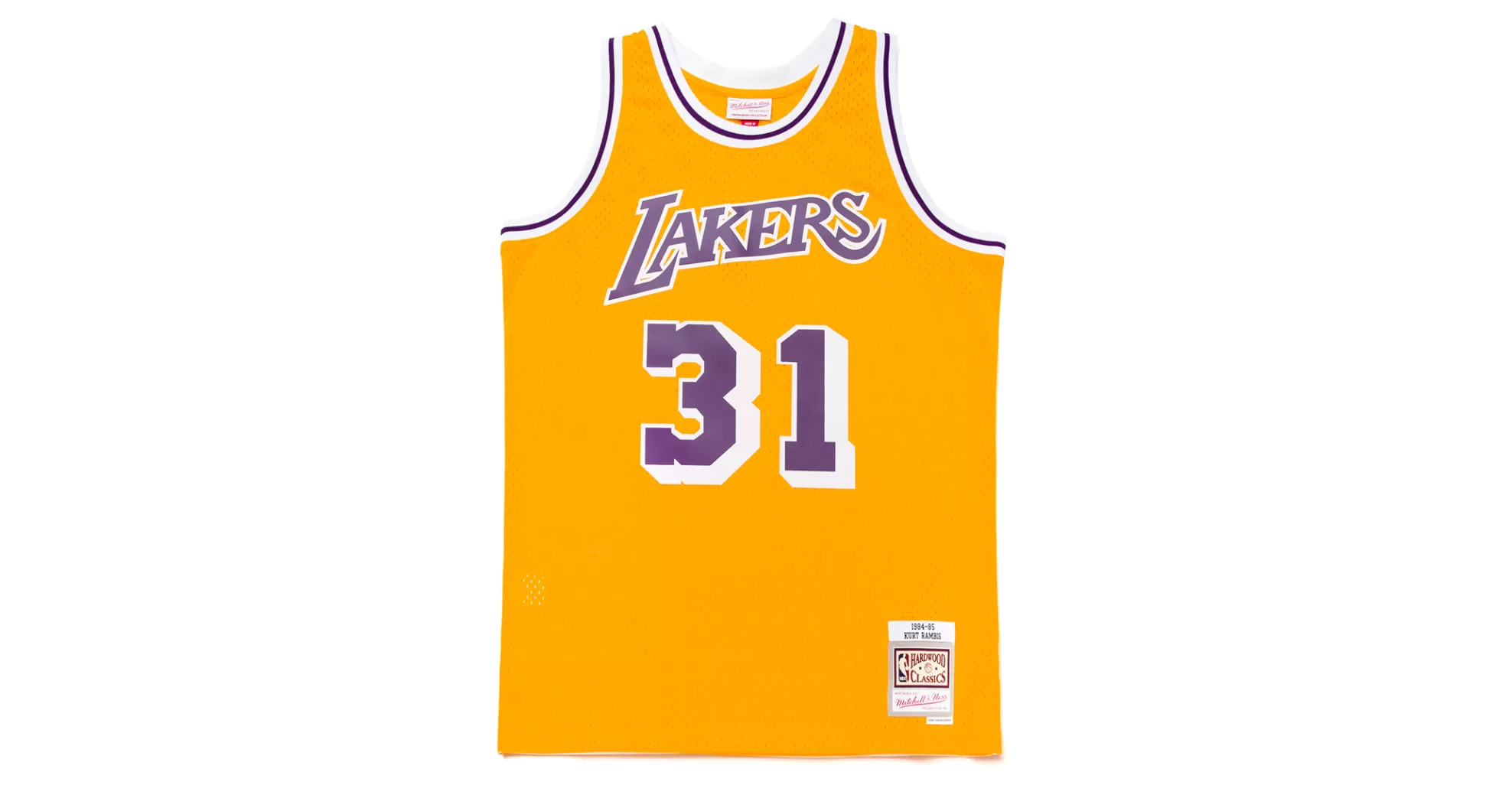 Garrett Leight Apparel & Accessories-GLCO X MITCHELL & NESS RAMBIS JERSEY Gold